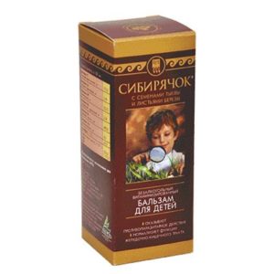 Бальзам «Сибирячок» тыква с березой