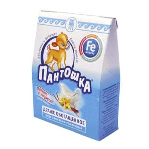 Драже «Пантошка-Fe»