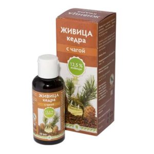 Живица кедра 12,5% с гуараной