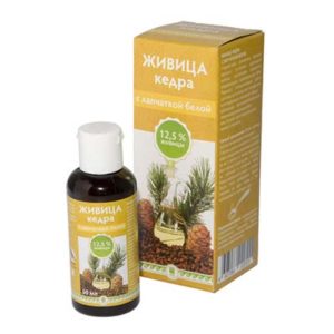 Живица кедра 12,5% с гуараной