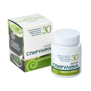 Маска Косметическая Сухая «Спирулина Актив 30»