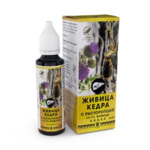 Живица Кедра 12,5% с расторопшей